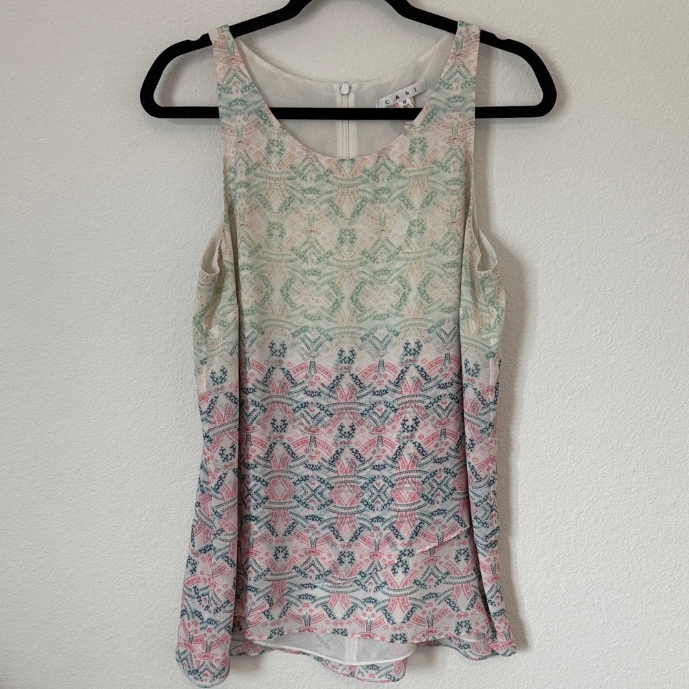 CAbi Multicolor Patterned Tank Top